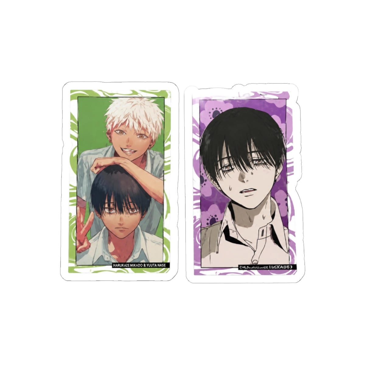 The Summer Hikaru Died 2 Stickers - alternate angle 2, merchandise