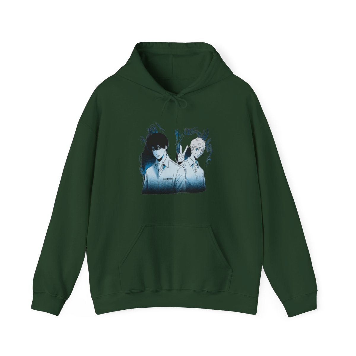 The Summer Hikaru Died Blue Tonal Hoodie - alternate angle 5, merchandise